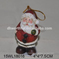 Hot sale ceramic santa claus with ball design